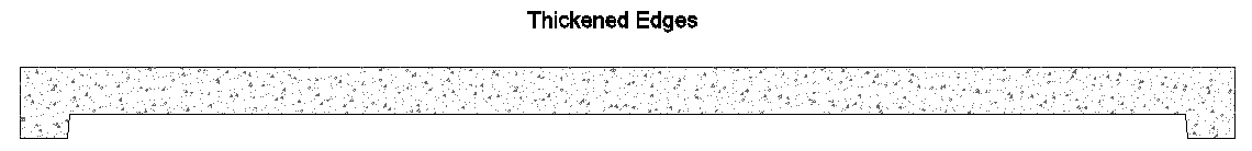 Image showing Concrete Driveway Thickened Edges