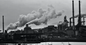 Picture Showing Cement Factories During the Industrial Revolution Era