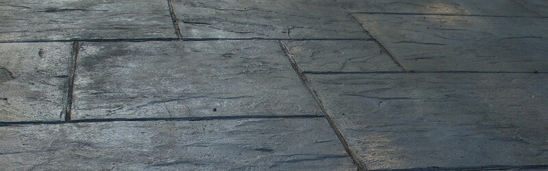 Image showing a stamped concrete floor