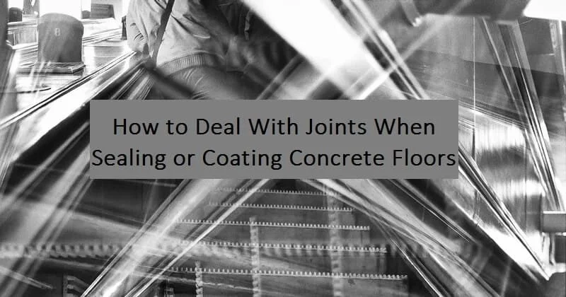 How to Deal With Joints When Sealing or Coating Concrete Floors Decorative image of a dark background