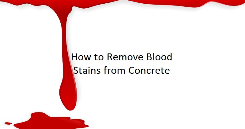 A vector image showing red stain
