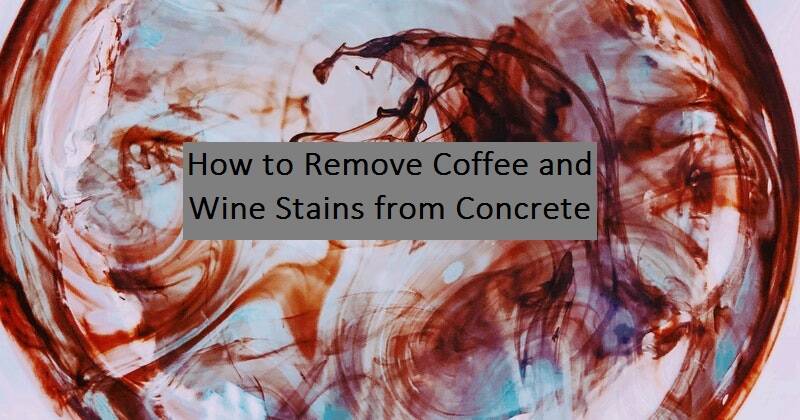 Coffee and wine stains closeup
