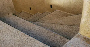 Etched Concrete Stairs Etched Concrete Stairs